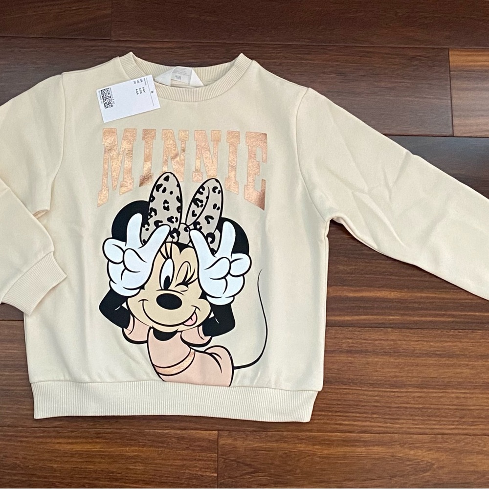 BNWT H&M Minnie Mouse Crewneck Sweatshirt
